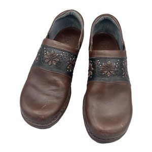 Ariat ATS Leather Comfort Clogs Women's Slip-on Y2K Size 6.5B